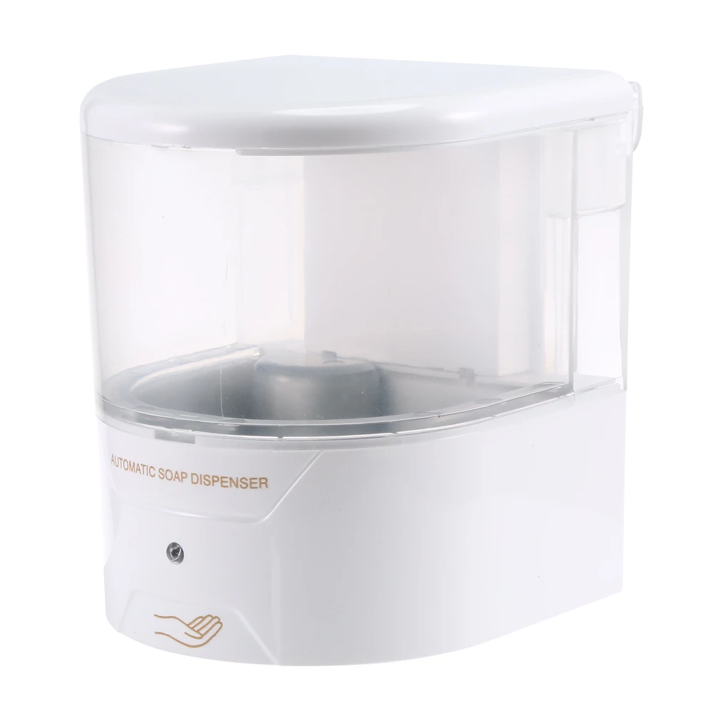 

600ML Infrared Sensor Wall-mounted Automatic Soap Dispenser Battery Powered Touch-free Soap Lotion for Kitchen Bathroom