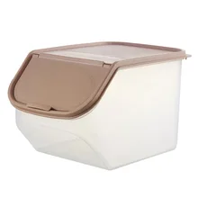 5L Флип Тип разные Зерна Риса контейнер для хранения закуски пищевой контейнер с мерным стаканом для кухни синий