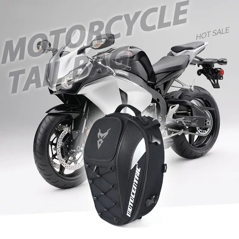 

Waterproof Motorcycle Tail Bag Multi-functional Durable Rear Motorcycle Seat Bag High Capacity Motorcycle Rider Backpack