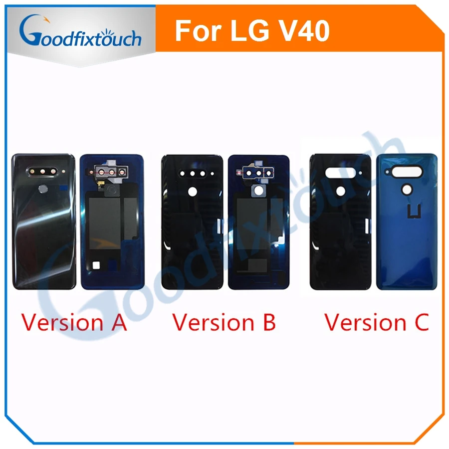 Задняя крышка батарейного отсека для LG V40 ThinQ задний корпус задняя в сборе с