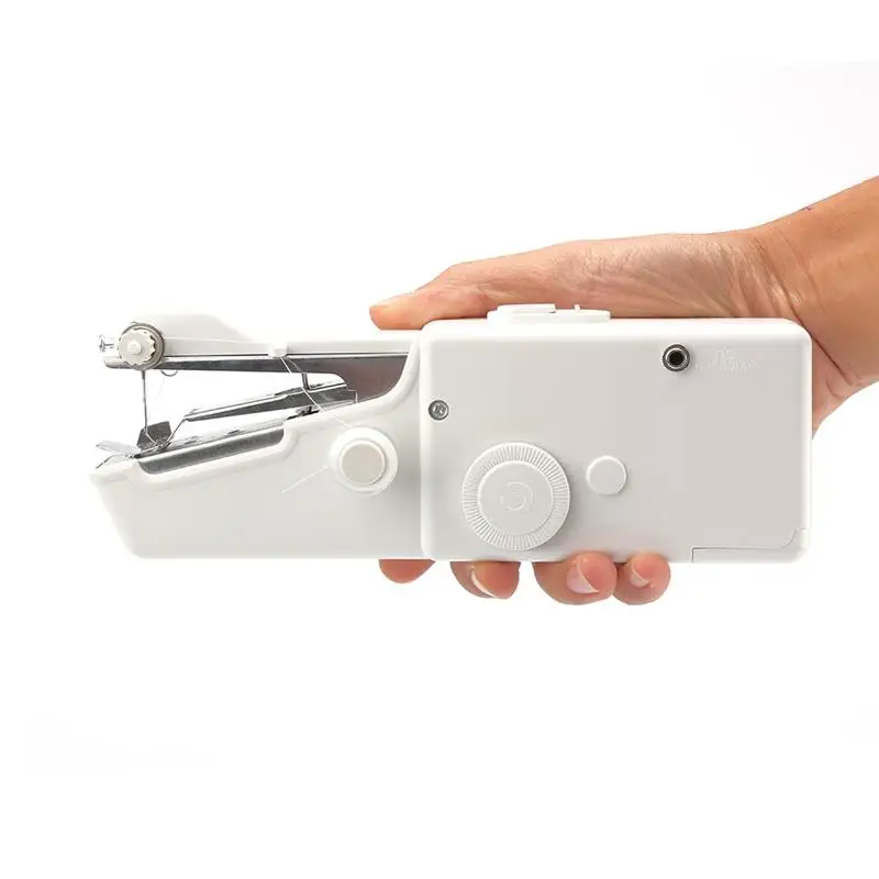 

Portable Household Electric Sewing Machine Mini Needlework Cordless Clothes Fabrics Hand Sewing Machine Accessories