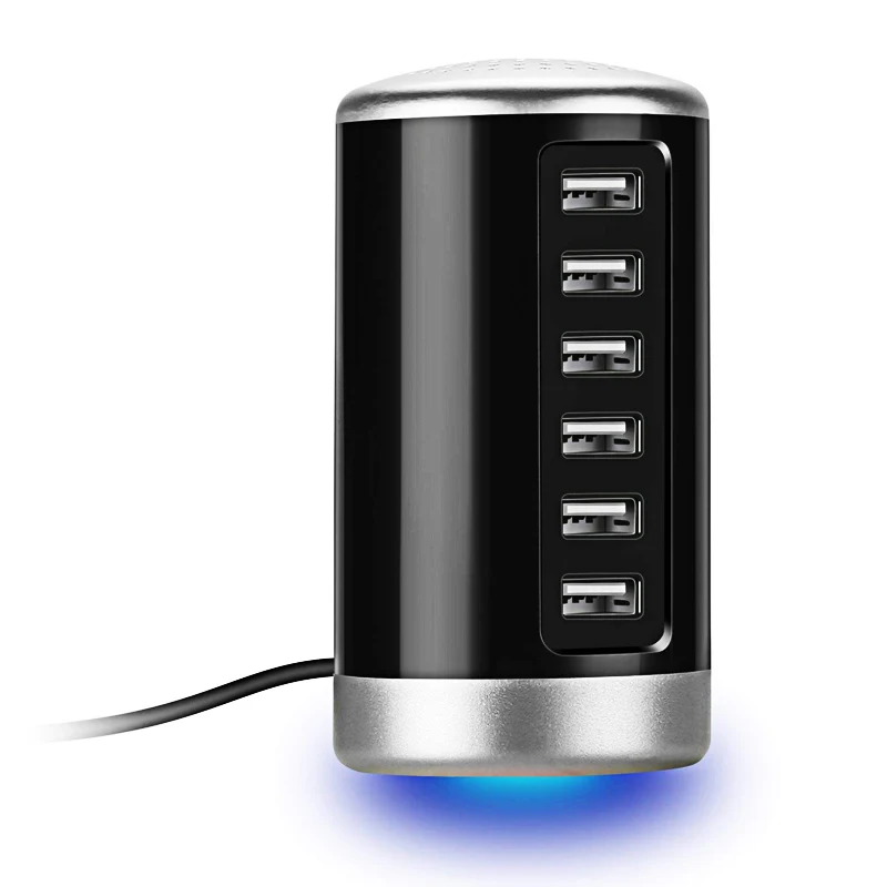 العالمي 6 منافذ شاحن لباد اللوحي سطح المكتب USB شحن Hub محطة برج مع الذكية تحديد ل فون الروبوت العالمي 6 منافذ شاحن لباد اللوحي سطح المكتب USB شحن Hub محطة برج مع الذكية تحديد ل فون الروبوت