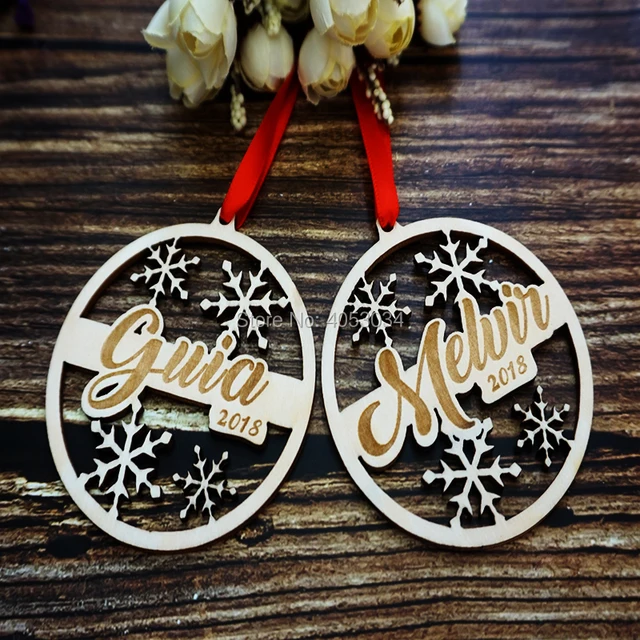 personalized engraved wooden christmas