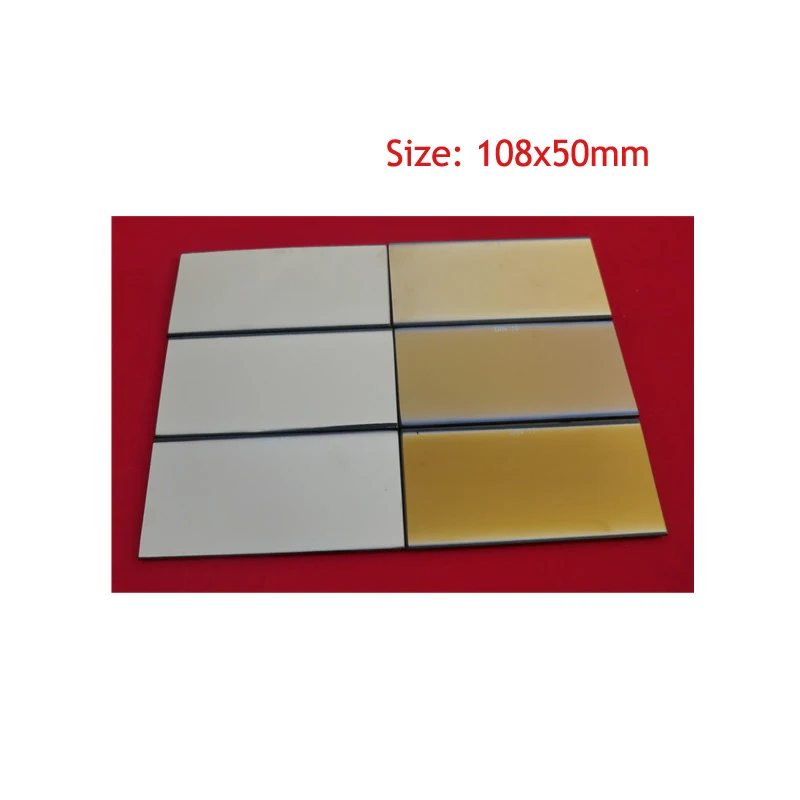 Welding Glasses Welding Helmet Lens 1pc Glass Filter Lens 108x50mm Arc Welding Goggles Black Silver Golden Coating Mig Tig Mag DIN9 10 11 12 13