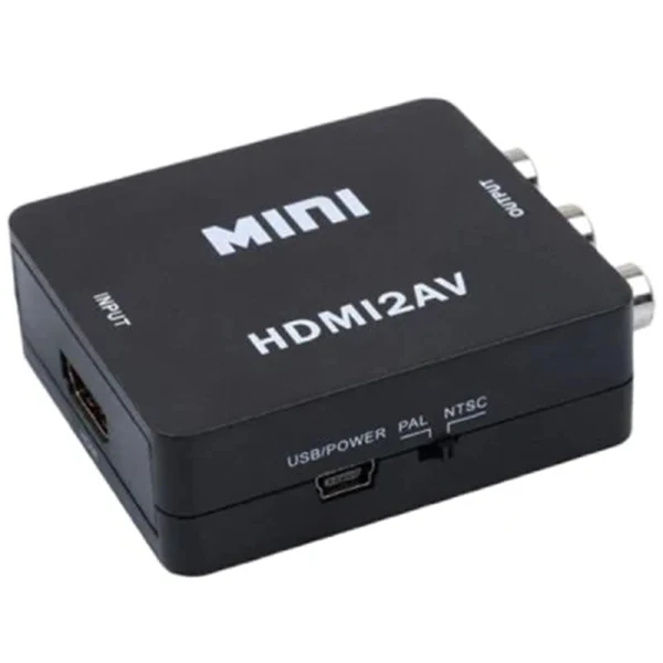 ليروي البسيطة HDMI إلى AV HD تحويل الجلاد محول 1080 P مستخرج الصوت محول الجلاد للكمبيوتر محمول Hdtv العارض