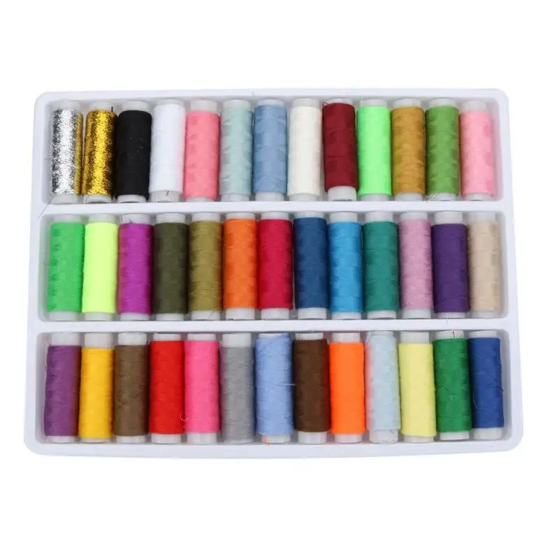 

39 Colors Embroidery Sewing Threads Knitting Line Cord for DIY Patchwork Hand Sewing Industrial Machine Patchwork Sewing Threads