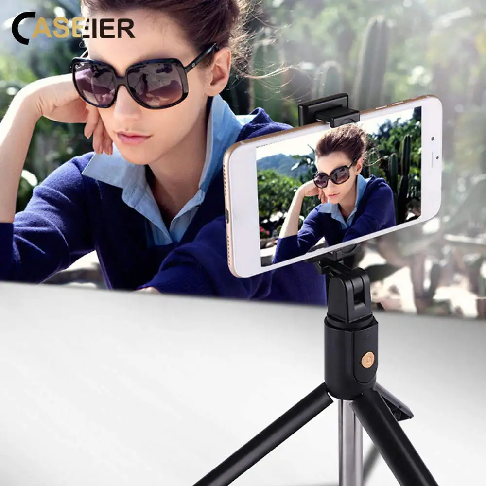 

CASEIER Bluetooth Selfie Stick Universal For iPhone Android Phone Tripod Handheld Monopod Remote Extendable Selfie Stick Tripod