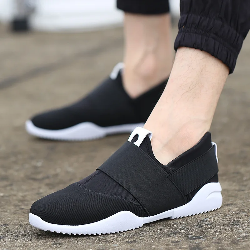

IMAXANNA New Summer Breathable Men's Sneakers Fashion Athletic Shoes 2019 Men Slip On Sport Shoe Trainers Running Shoes For Male