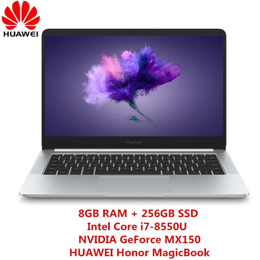 

HUAWEI Honor MagicBook VLT - W60A Laptop 14" Windows 10-OEM Pro Intel Core I7-8550U Quad Core 1.8GHz 8GB RAM 256GB SSD Notebook