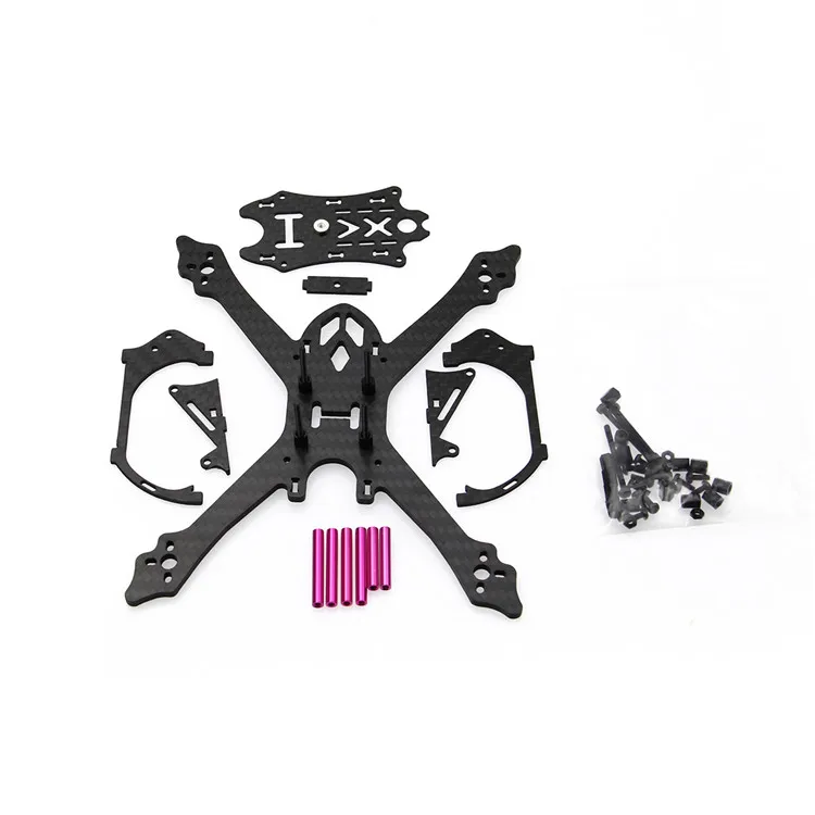 

HGLRC VX145 145mm Wheelbase 3mm Arm Carbon Fiber Frame Kit for DIY FPV Racer Drone Quadcopter 11XX 13XX 14XX Motor