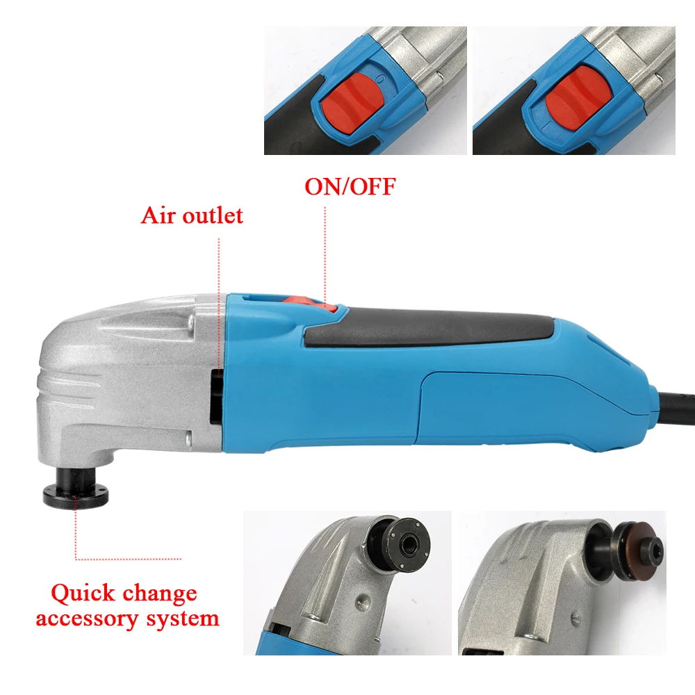 Многофункциональный обрезки машины 280 W 220 V деревообрабатывающий Мощность инструмент Электрический триммер Трепанацию долбежные шлифованные для резки машины