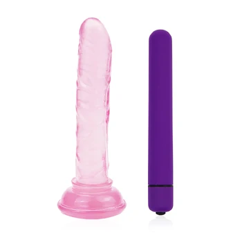 Vibrator Pink Realistic Small Dildo Women Soft Rubber Sucker Lifelike Dick Female Anal Sex Toys Penis Couple Sex Games Product 1