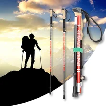 Складные треккинговые палки из углеродного волокна, сверхлегкие регулируемые складные походные палки для походов в скандинавском стиле P25