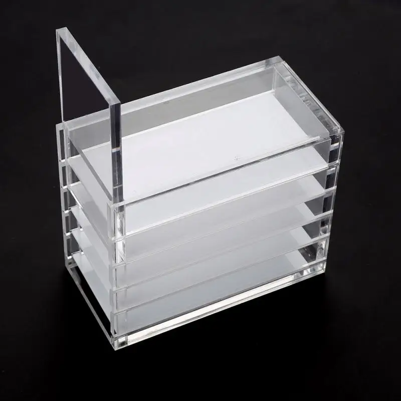 

5 Layers False Eyelash Extension Display Box Acrylic lashes Storage Box Makeup Cosmetic Eyelashes Display Storage Case Holder