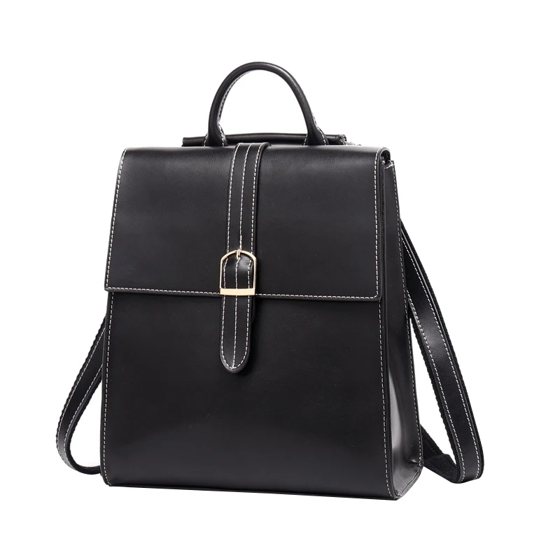 

Leather Girls School Bags Women Backpack High Quality Youth Teenager Travel Rucksack Female Shoulder Pouch Accessories Supplies