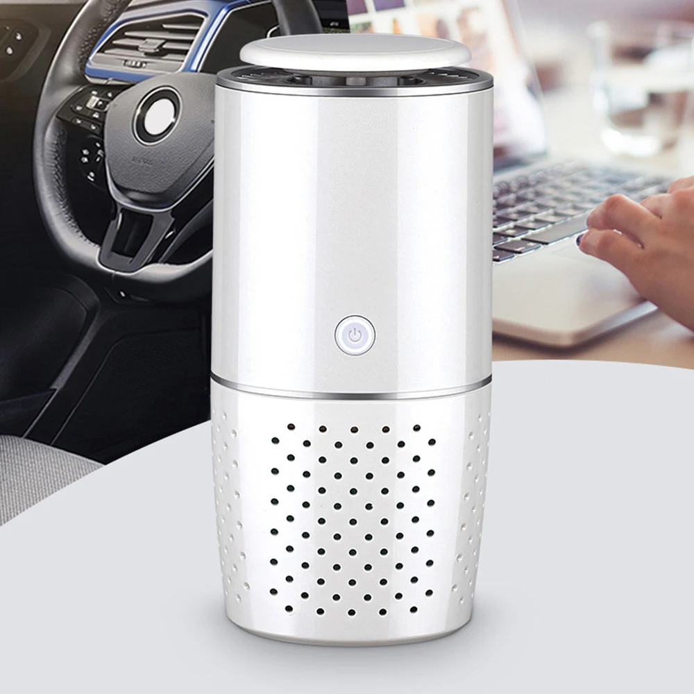 

FIMEI Portable Car Air Purifier Negative Ion Intelligent USB Rechargable Air Purifier Filters PM2.5 Particles High Quality