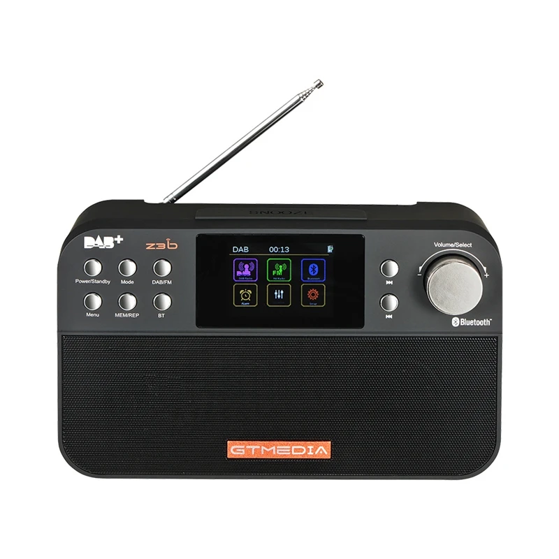 

Gtmedia Z3B Portable Digital Dab Fm Stereo Radio Receiver Tft Alarm Clock