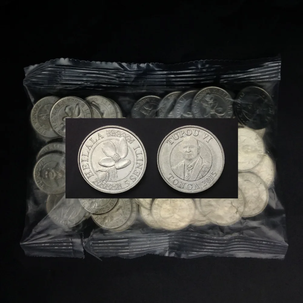 Tonga Set Coin, 5 Seniti, KM#NEW, 2015, UNC, Uncirculated, Oceania, Collection, Gift, 100% Real Genuine Coins