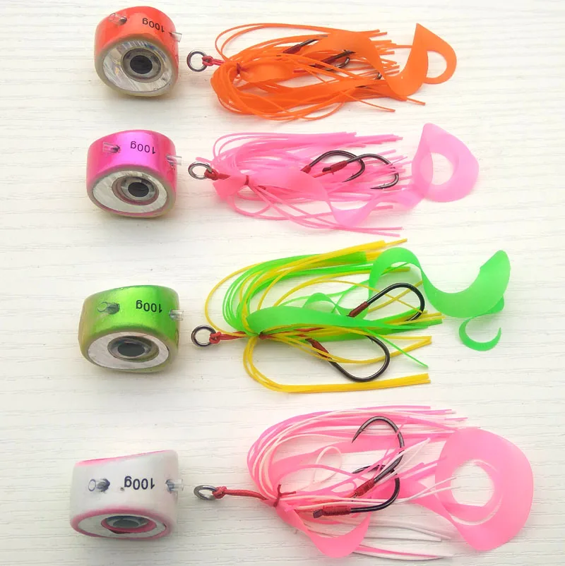 

40g/60g/80g/100g/140g/240g Pesca Slider Snapper/Sea bream Jig head with skirt lead jig jigging lure free shipping