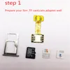 Adaptador Micro SD para Android, Tarjeta SIM doble híbrida, extensor 2, adaptador Nano Micro SIM para XIAOMI REDMI NOTE HUAWEI ► Foto 2/6