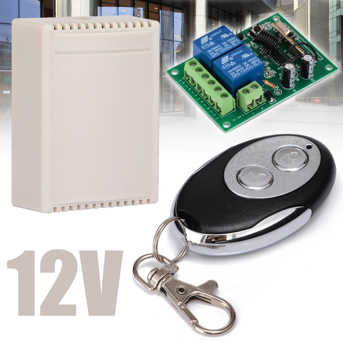 

MAYITR 433MHZ Remote Control High Quality 12V Door Motor Controller Wireless Remote Control With Reciever Board