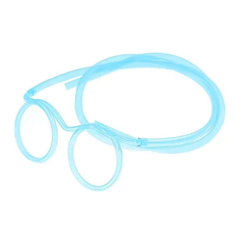 Summer Straw Glasses Drinking straws Flexible Soft Plastic Glasses Straw Kids Party Unique Drinking Tube Tools