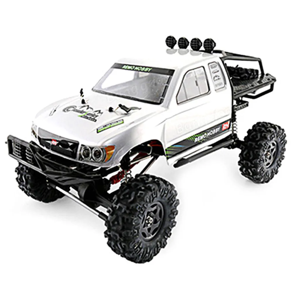 Новое поступление 1:10 RC Автомобиль 2 4G 4WD матовый внедорожный Рок Гусеничный Трейл