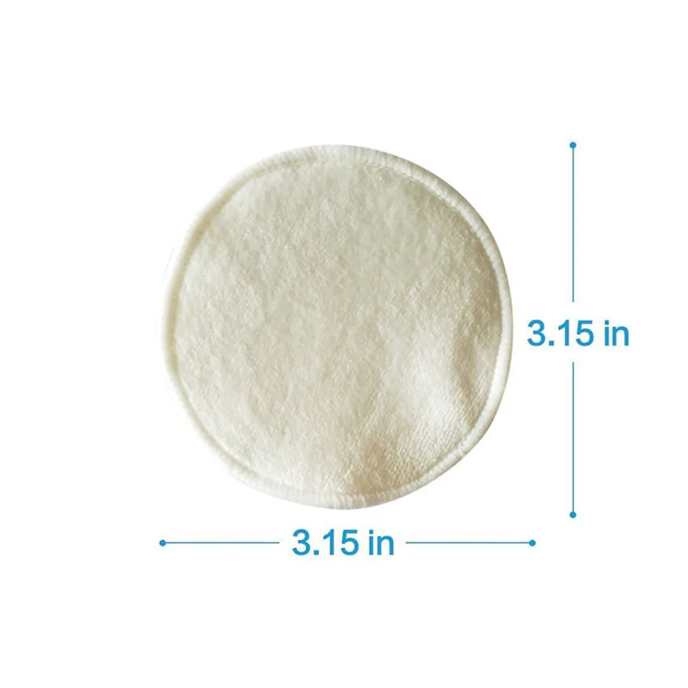 4Pcs/lot Reusable Make up Facial Remover Cotton Pads Puff Double layer Nail Art Cleaning Wipe Washable Natural Microfiber|Средство для