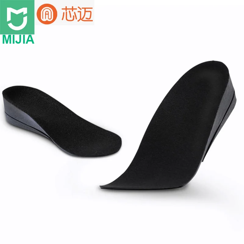 Xiaomi Mijia увеличение половинные стельки Pad ВЫСОТА ПОДУШКИ повыше мужской женская обувь Высота вставка обувная колодка 1,5/2/3,5 см 57