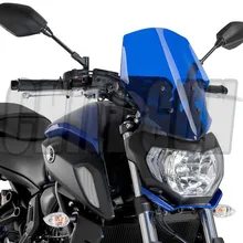 Аксессуары для мотоциклов 4 цвета ветровое стекло ветровой Дефлектор козырек Визер подходит для- Yamaha MT07 FZ07 MT-07 FZ-07