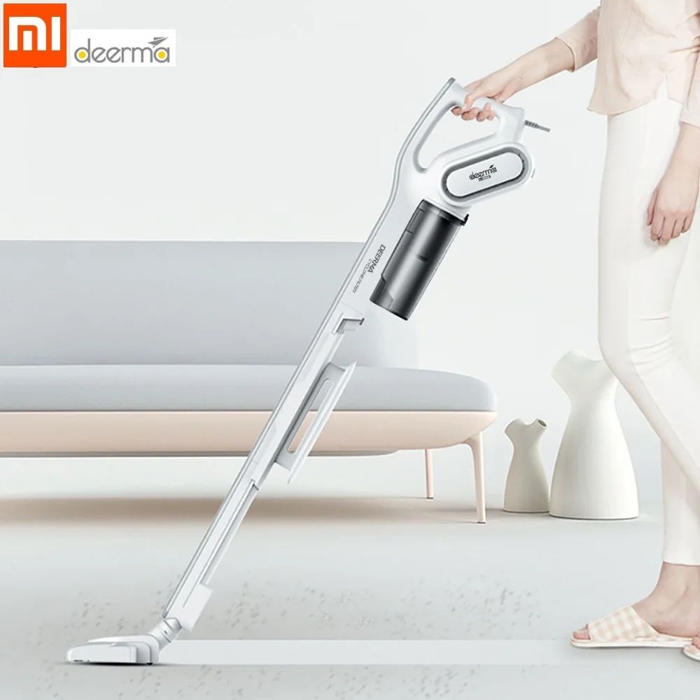 

Xiaomi Deerma DX700 2 in 1 Vertical Handheld Vacuum Cleaner 220V 15kPa Low Noise Strong Suction Portable Vacuum Cleaner for Home