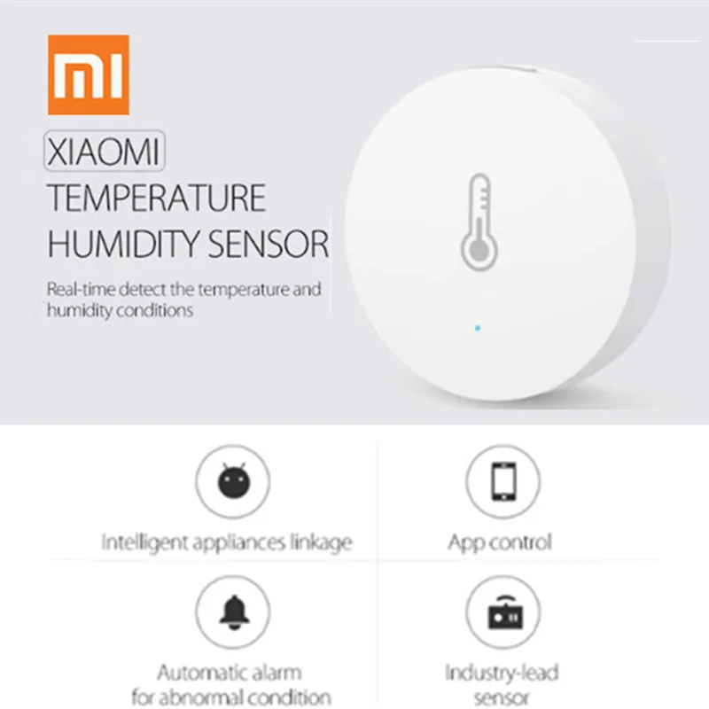 

Xiaomi Mijia Smart Temperature Humidity Sensor Intelligent Mini Environment Pocket Size Automatic For Smart Home Xmas Gift