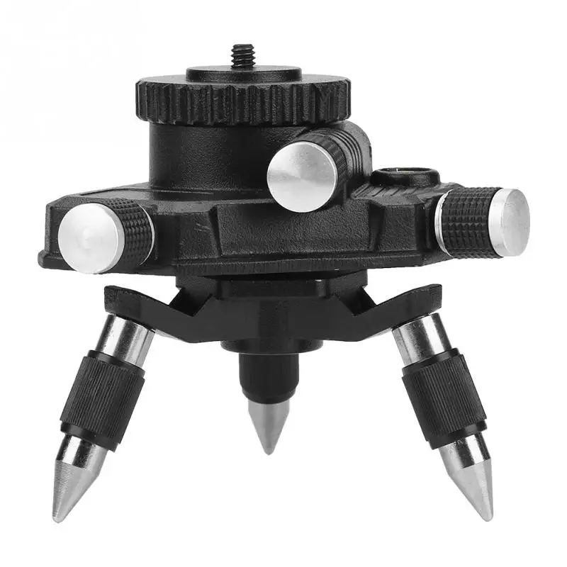 

Laser Level Tripod 360 Degree Standard Laser Level Stand Aluminum Alloy Tripod Stand Bracket with 1/4" Thread