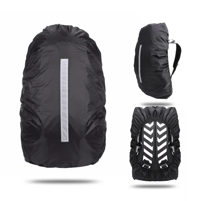 25 45L Waterproof Climbing Hiking Backpack Rain Cover Bag Reflective
