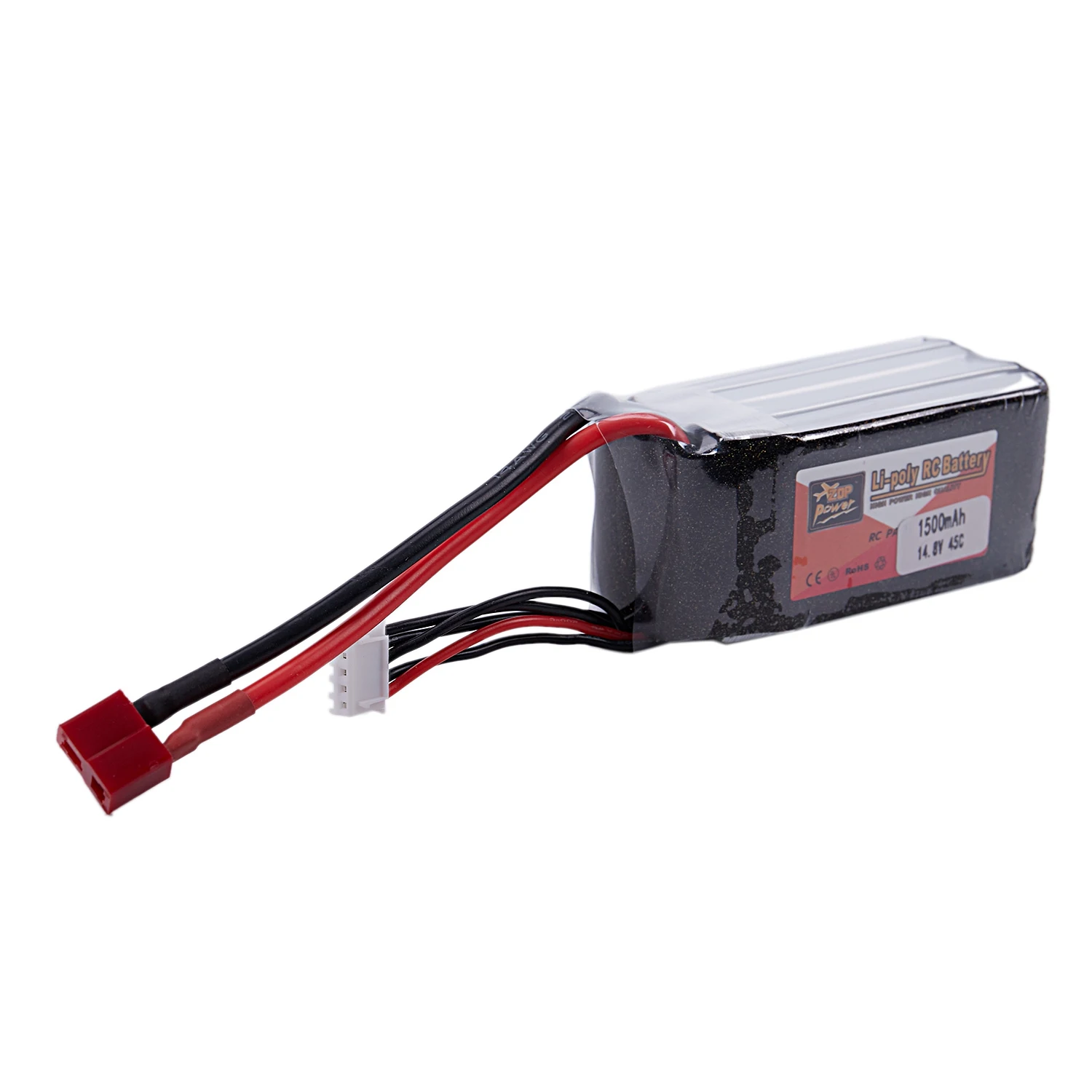 ZOP мощность 1500 Mah 14 8 V 45C 4S 1 P Lipo Батарея Xt60 Plug Перезаряжаемые для Rc гоночный Drone