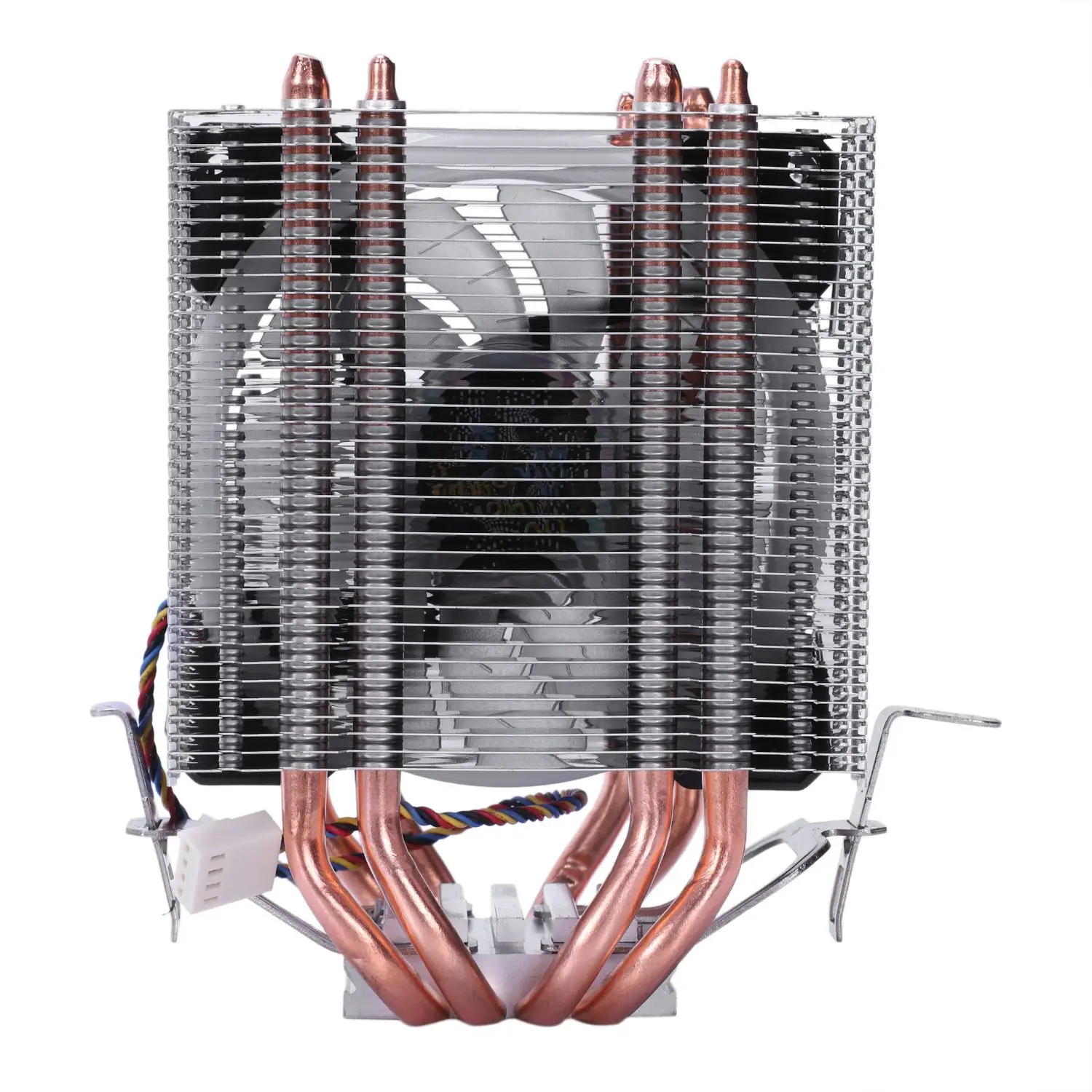 

Lanshuo 4 Heat Pipe 4 Wire With Light Cpu Fan Radiator Cooler Heat Sink For Intel Lga 1155/1156/1366 Cooler Heat Sinks(Aurora