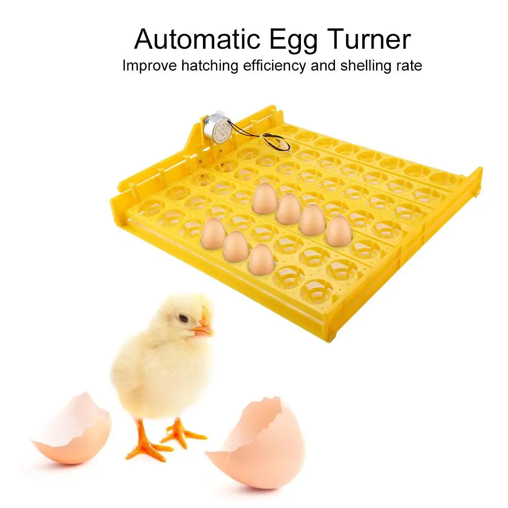 

56 Eggs Mini Incubator Hatcher Automatic Egg Turning Tray Tool with Motor Convenient and Safe Egg Incubator