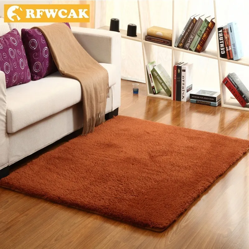 RFWCAK Мягкий Лохматый из шерсти ягнёнка кашемир ковры для гостиной Bedrom коврик