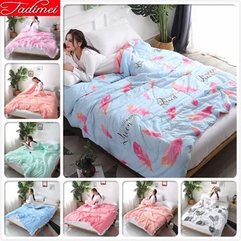 

150*200 180*220 200*230 Autumn Summer Thin Quilt Adult Kids Soft Cotton Bedspreads 1.2m 1.35m 1.5m 1.8m 2.0m Bed Cover Blankets