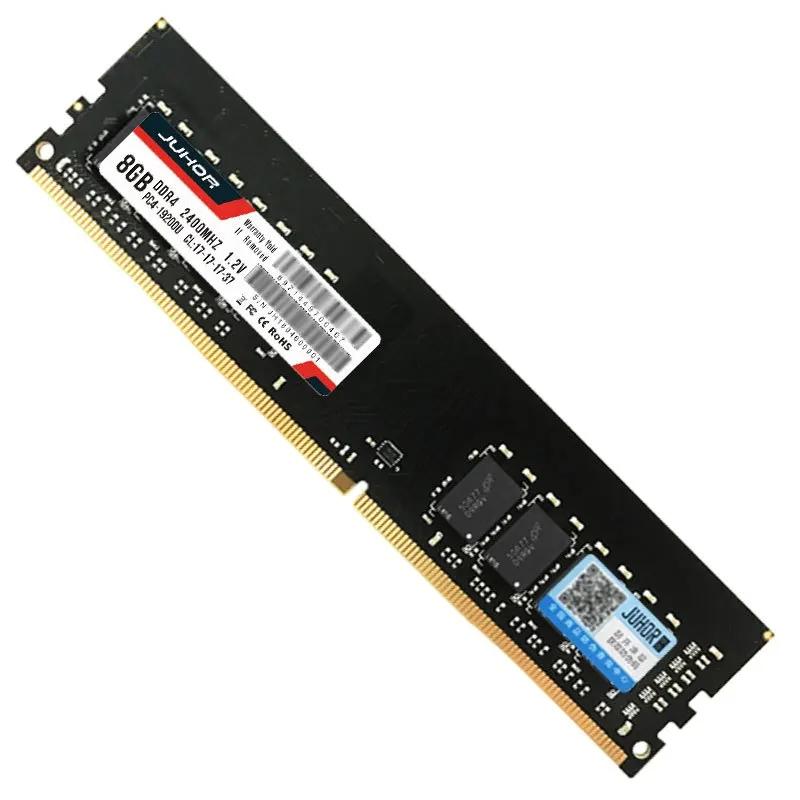 Juhor Ddr4 2400 Mhz 1.2 V 288 دبوس ذاكرة عشوائية للكمبيوتر سطح المكتب (8G)