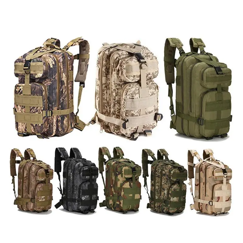 

Outdoor Tactical Camouflage Backpack OutdoorBackpack Sports Baggage 3P Backpack Cold And High Temperature Resistance Storage