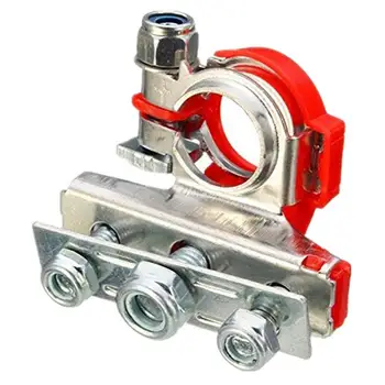 

Car Top-Post Battery Cable Terminal Positive/Negative Clamp Connector Kit 12V For Ford Focus 2&bmw E46 Car Clips