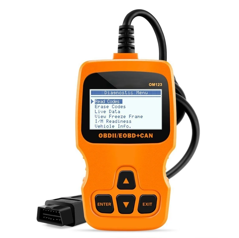 

OBD2 Scanner, Automatic Reader OM123 Universal OBDII Vehicle Inspection Engine Malfunction Code Reader CAN Diagnostic Car Diag