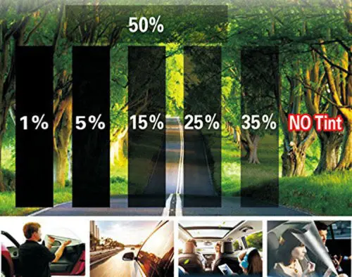

50cmx300cm VLT Car Auto Home Glass Window Tint Tinting Film Roll With Scraper For Car Side Window House Commercial Solar Protect