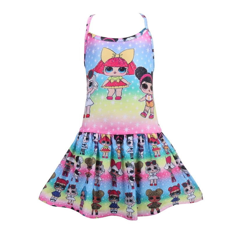 

free shipping Girls Surprise dolls Princess dress Swimsuits One Piece 0348