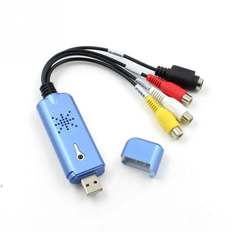 AV видео USB 2 0 карты захвата VHS портативный преобразователь адаптер аудио/видео