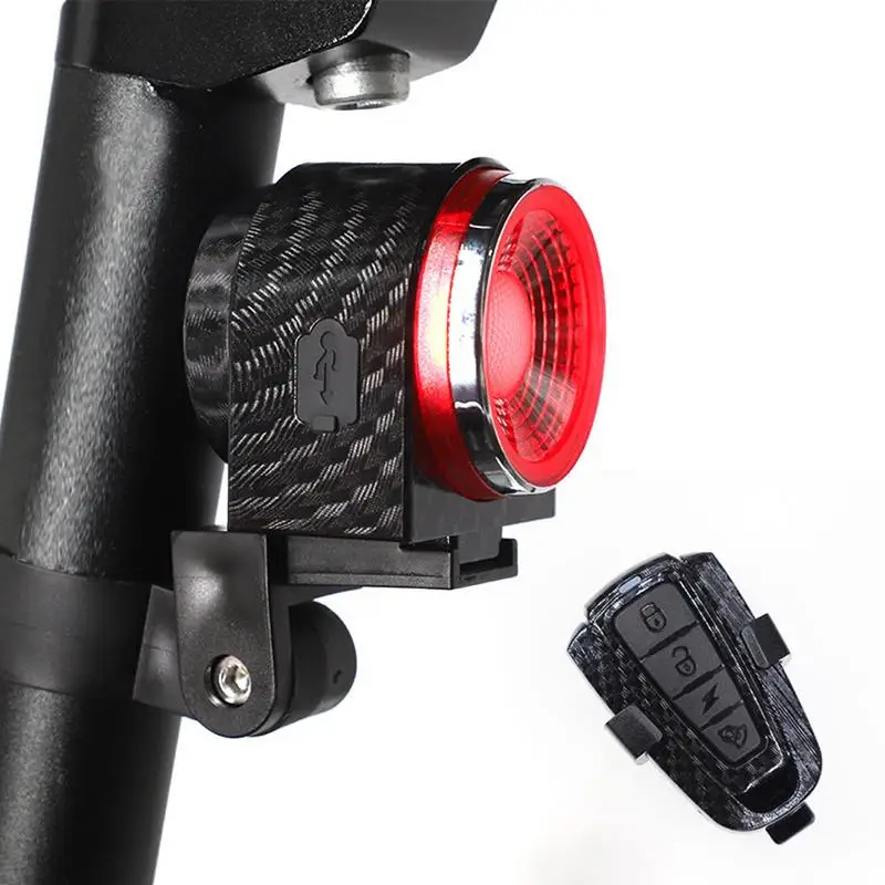 

Multifunctional Bicycle Light USB Rechargeable Tail Lamp Waterproof A6S Wireless Remote Control Intelligent Horn Bell Lights