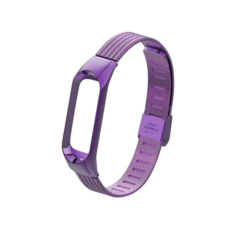 Новейший браслет Pulseira для Mi Band 3 ремешок без отверток из нержавеющей стали