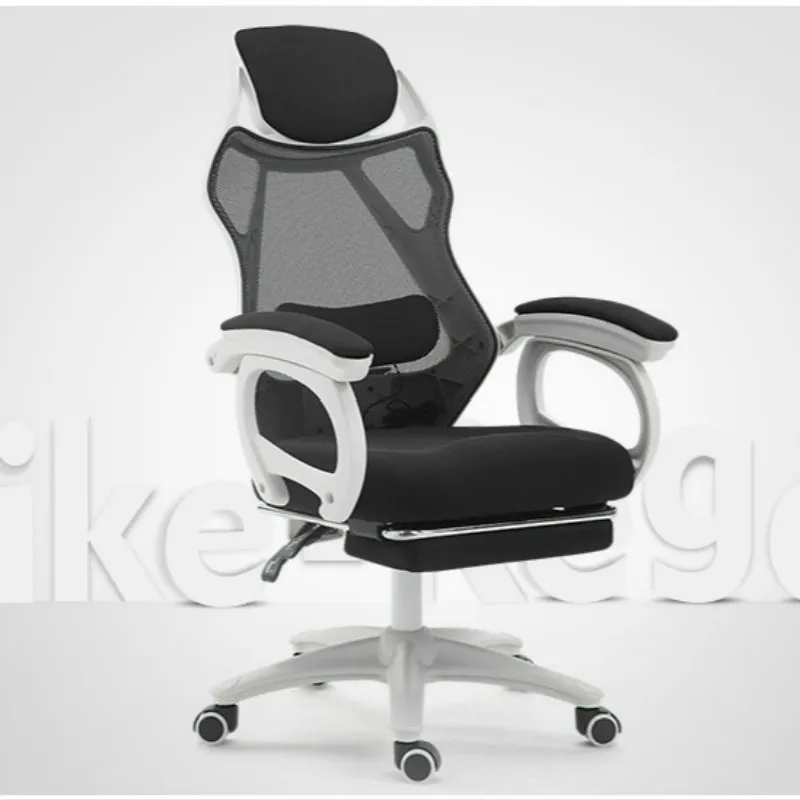 Quality Computer Chair Lumbar Massage Boss Executive Office Chair Mesh Lift Swivel with Retractable Footrest Office Chairs