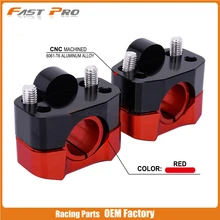 ЧПУ Заготовка руль жир бар стояки Крепление Зажим адаптер 22 мм или 28 мм для Пит Байк гоночный мотоцикл эндуро Супермото